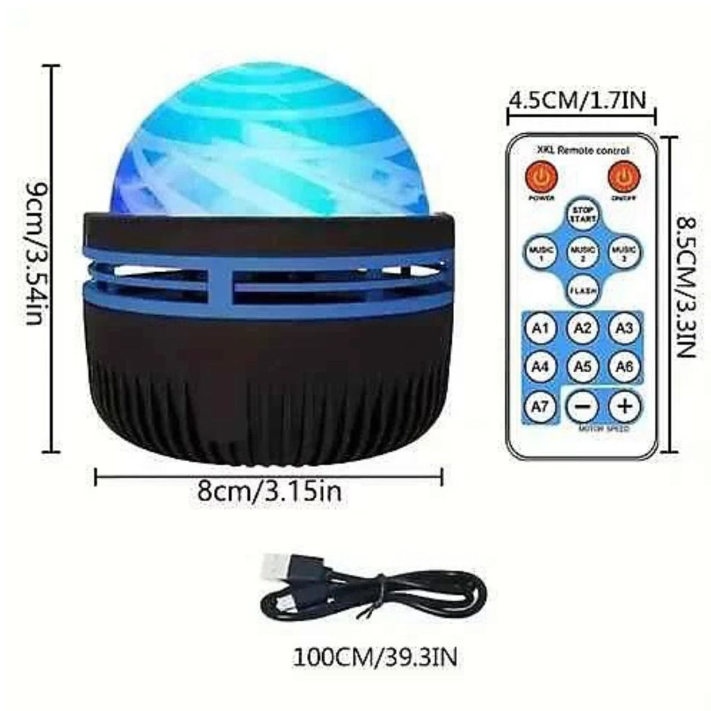 Veilleuse projecteur galaxie pour chambre d'enfant