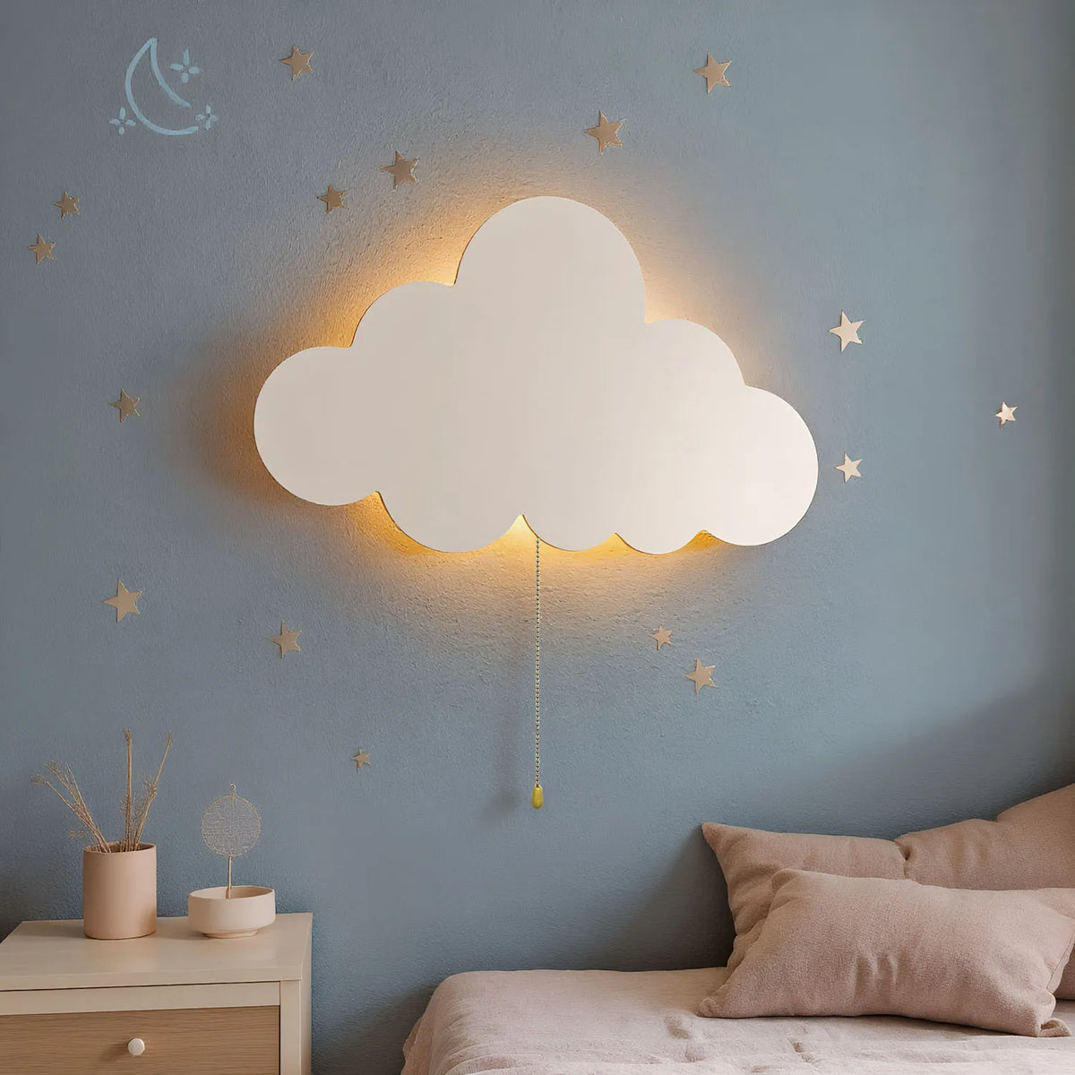 Veilleuse murale bois – idée cadeau enfant